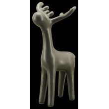 Декоративна фигура елен 5х7х11 Xoxo черен малък